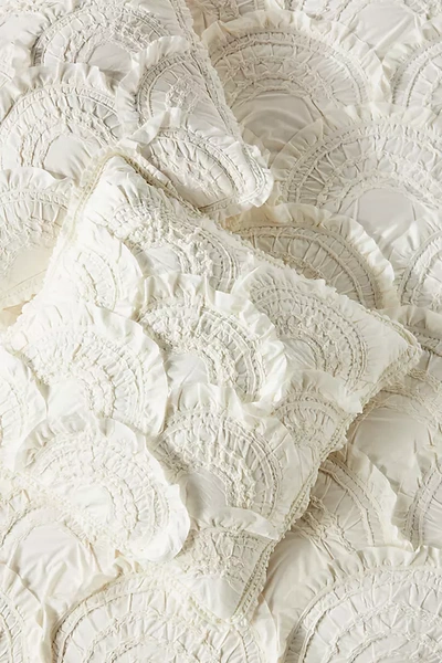 Shop Anthropologie Rivulets Euro Sham