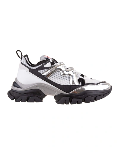 Shop Moncler Man Grey Leave No Trace M Sneakers