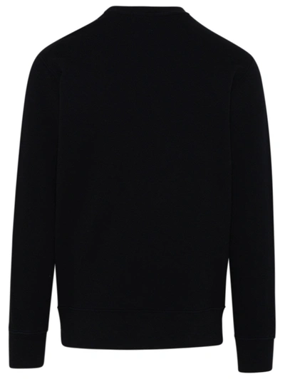 Shop Golden Goose Black Cotton Archibald Star Sweatshirt