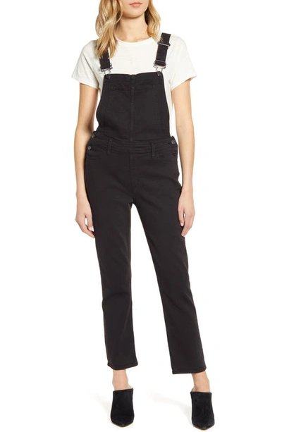 Shop Paige Sierra High Waist Overalls In Vintage Black