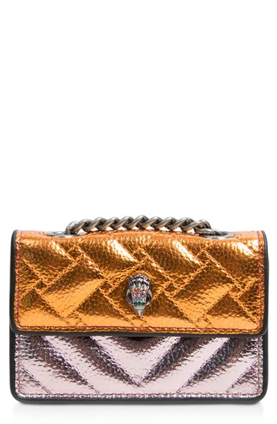 Kurt Geiger London Kensington Metallic Micro Crossbody Bag - Multi