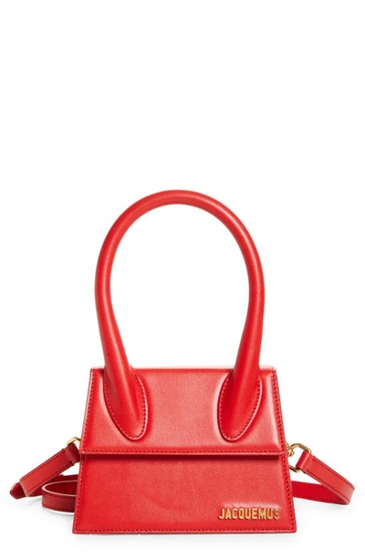 Shop Jacquemus Le Chiquito Moyen Crossbody In Red