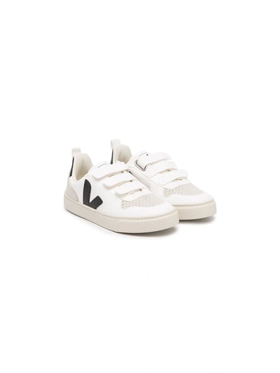 Shop Veja V-12 Touch-strap Trainers In White