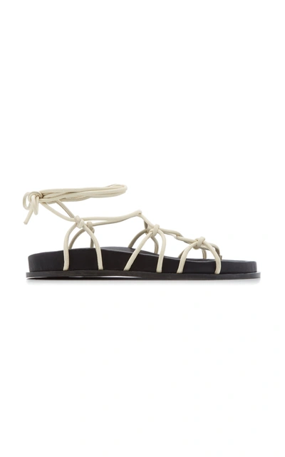 Shop A.emery Women's Tuli Leather Sandals In Black,white