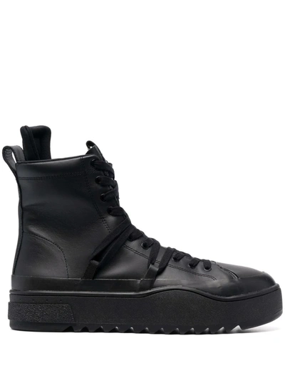 Diesel Ankle High-top Sneakers In Schwarz