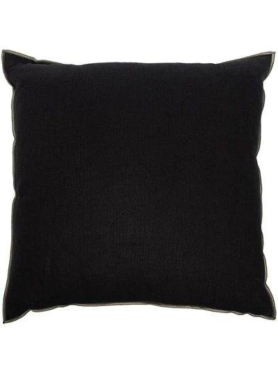 Shop Hay Outline Contrasting Trim Cushion In Black
