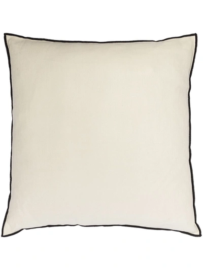 Shop Hay Outline Contrasting Trim Cushion In White