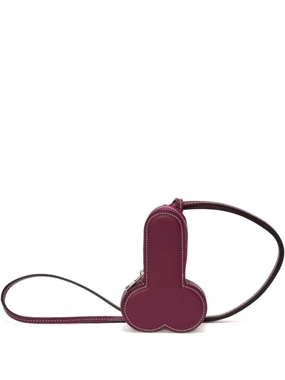 Shop Jw Anderson Penis Coin Purse In Violett