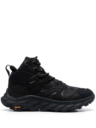 Shop Hoka One One Anacapa Mid Ankle Boots In Schwarz