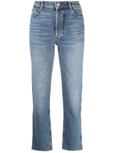 Boyish Jeans High-rise Dempsey Straight-leg Jeans In Blau