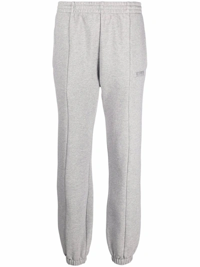 Shop Vetements Logo Track Trousers In Grau