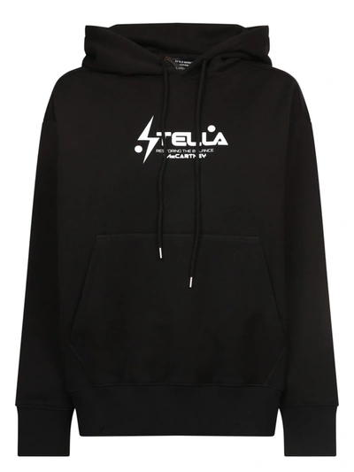 Shop Stella Mccartney Cotton Hoodie In Black