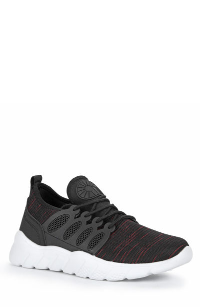 Shop Akademiks Orbit Athletic Sneaker In Black/ White