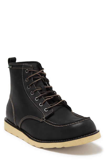Eastland Loomis Leather Moc Toe Boot In Black | ModeSens