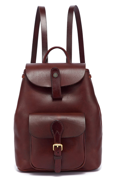 Shop Old Trend Isla Small Leather Backpack In Brown