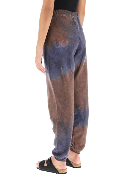 Shop Collina Strada Tie Dye Jogger Pants In Brown,blue