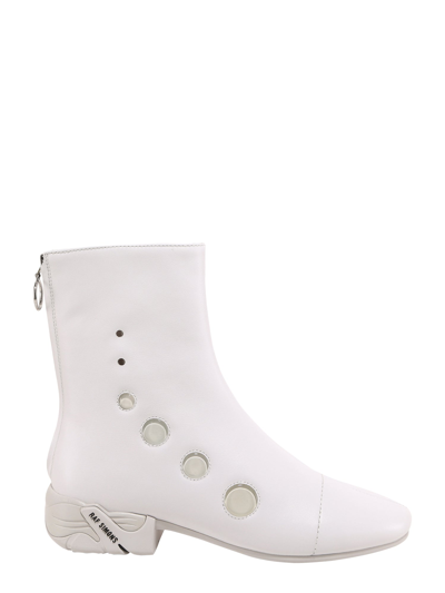 Shop Raf Simons Solaris 21 Ankle Boots In White