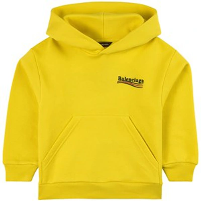 Shop Balenciaga Kids In Yellow