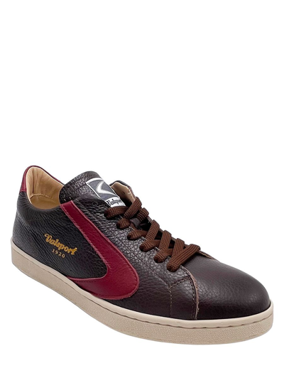 Shop Valsport Men's Brown Leather Sneakers