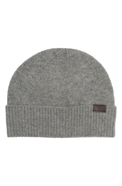 Shop Hickey Freeman Cashmere Beanie In 020gry