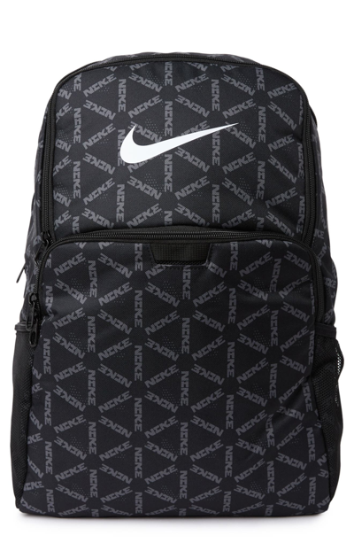 Shop Nike Brasilla Xl Backpack In Black/black/white