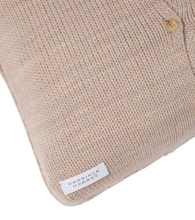 Shop Gabriela Hearst Thelma Wool And Cashmere Cushion