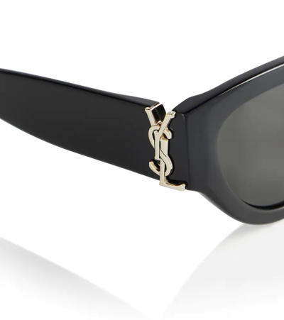 Shop Saint Laurent Sl M94 Cat-eye Sunglasses In Black
