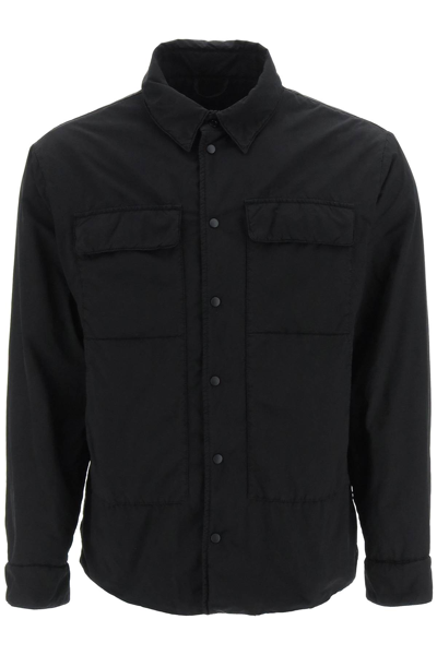 Shop Aspesi Xenon Shirt Jacket In Nero (black)