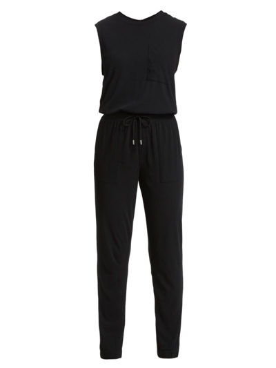 Shop Atm Anthony Thomas Melillo Women's High Torsion Sleeveless Jumpsuit In Black