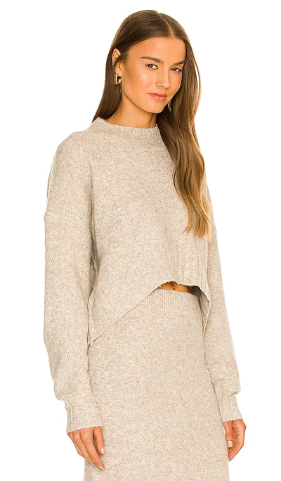 Shop Sndys Late Lunch Sweater In Beige