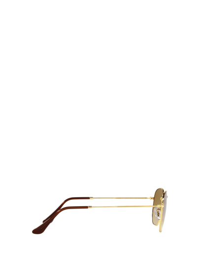 Shop Ray Ban Unisex Ray-ban Rb3548 Gold Unisex Sun