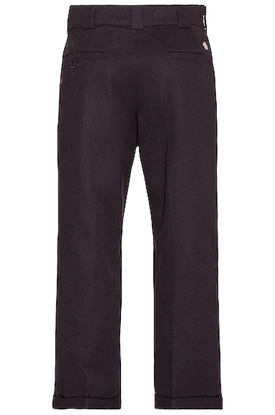 Dickies Regular Fit Cuffed Straight Leg Pant In Black