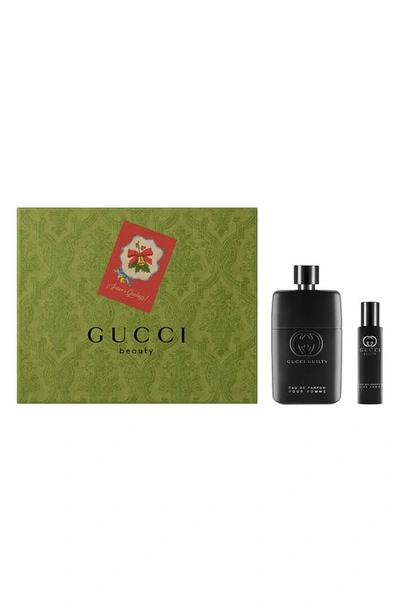 Shop Gucci Guilty Pour Homme Eau De Parfum Set In Green