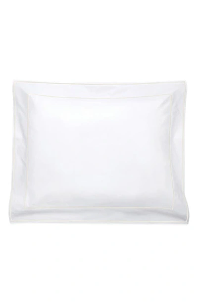 Shop Matouk Ansonia Pillow Sham In White/ Ivory