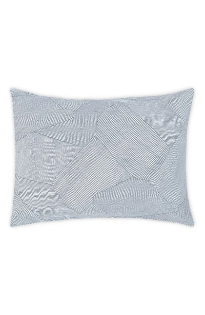 Shop Matouk Burnett Print Pillow Sham In Blue