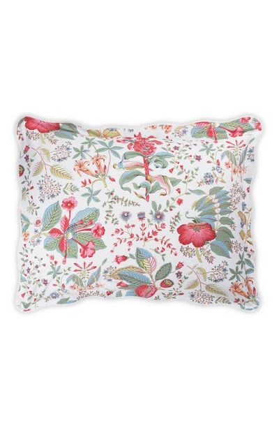 Shop Matouk Pomegranate Pillow Sham In Pink Coral