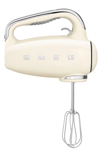 Shop Smeg '50s Retro Style Hand Mixer In Cream