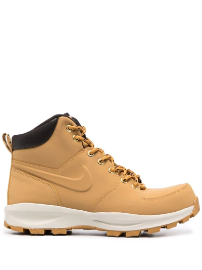 Shop Nike Manoa Sneaker Boots In Yellow