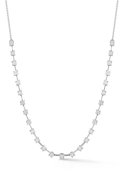 Shop Dana Rebecca Designs Ava Bea Interval Diamond Tennis Necklace In White Gold