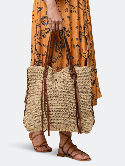 Shop Lusana Noelle Bag In Brown