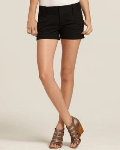 Alice And Olivia Alice + Olivia Shorts - Cady Cuff In Black