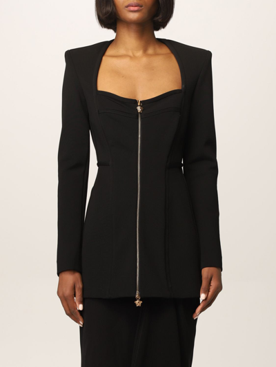 Shop Versace Jacket  Women Color Black