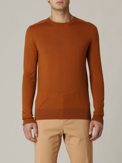 Shop Patrizia Pepe Sweater  Men Color Orange