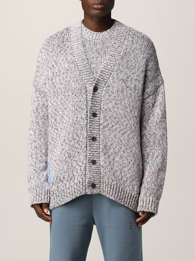 Shop Mcq By Alexander Mcqueen Mcq Oversized Cotton Cardigan In Grey