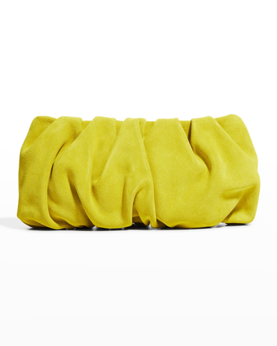 Shop Staud Bean Bag In Chartreuse
