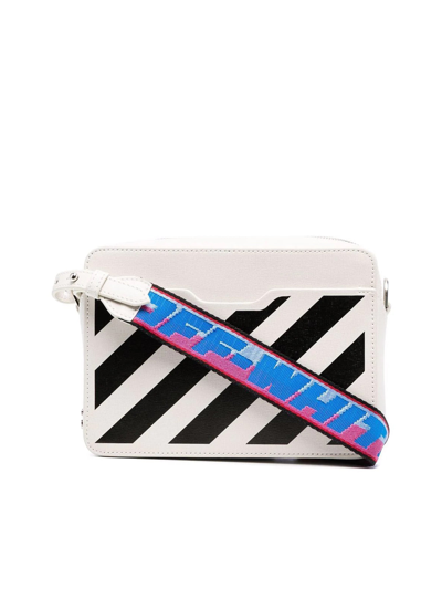 Shop Off-white Diag-print Belt Bag In White