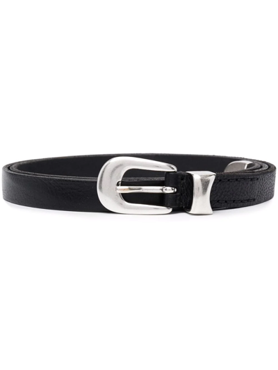 Belt 2 Cm Black Leather