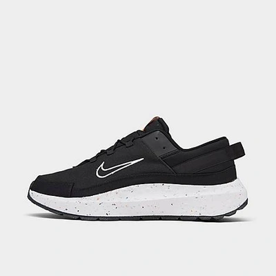 Shop Nike Men's Crater Remixa Running Shoes In Black/dark Smoke Grey/white