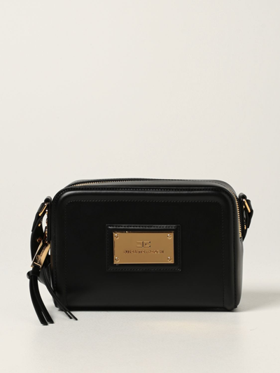 Shop Elisabetta Franchi Crossbody Bags Shoulder Bag Women  In Black