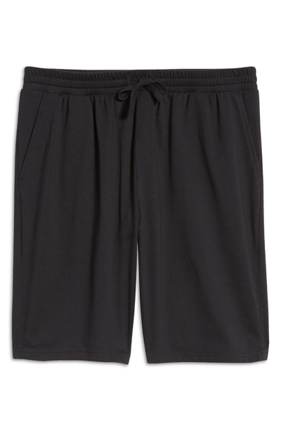 Shop Nordstrom Stretch Knit Lounge Shorts In Black
